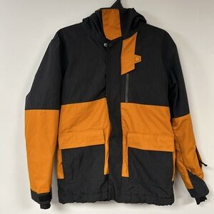 Quicksilver Jacket Youth Large 14 black/ orange Dry Flight Snowboard Ski Winter